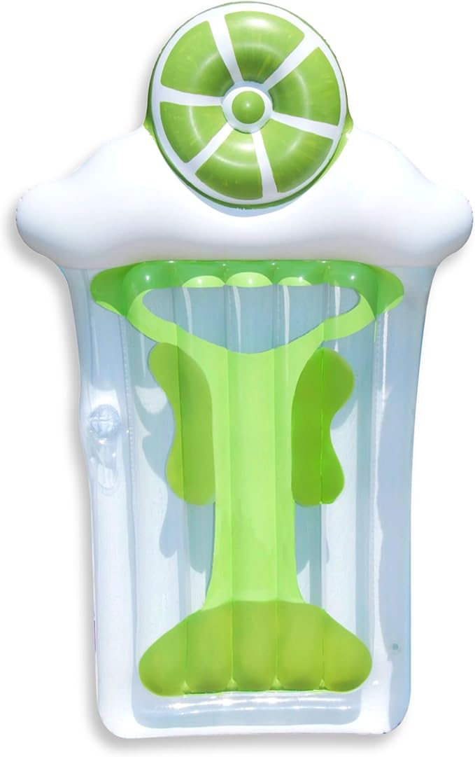 SWIMLINE Inflatable Swimming Pool Float Lounger Raft Mattress, Fun Mat, Margarita, Green