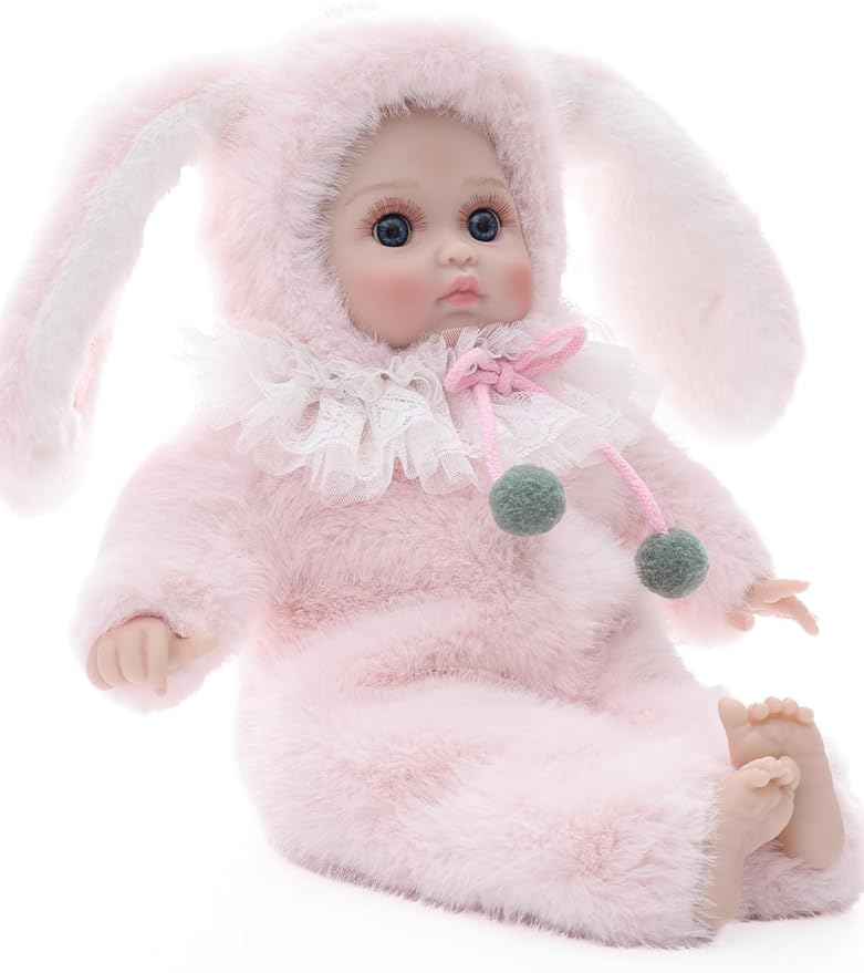 Baby Dolls, 15 Inch Realistic Soft Body Baby Doll Real Life Baby Dolls with Accessories, for 3+ Year Old Girls, Pretend Play, Collection, Gift-Ready (Light Pink)