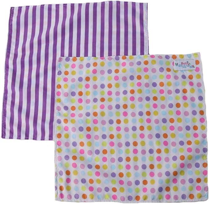 17" Doll Toy Receiving Blankets Set 2 Pack