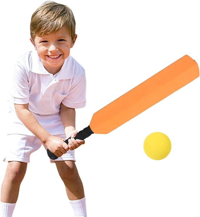 Cricket Game For Kids - ABS EVA | EVA Bat & Ball Game For Kids | Sports Kit Fun Activity Outdoor Sports Toy For Kids Play Time, Backyard Games Tr