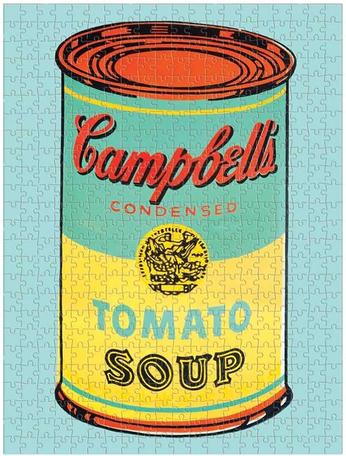 Galison, Puzzle Andy Warhol Soup Can 500 Piece