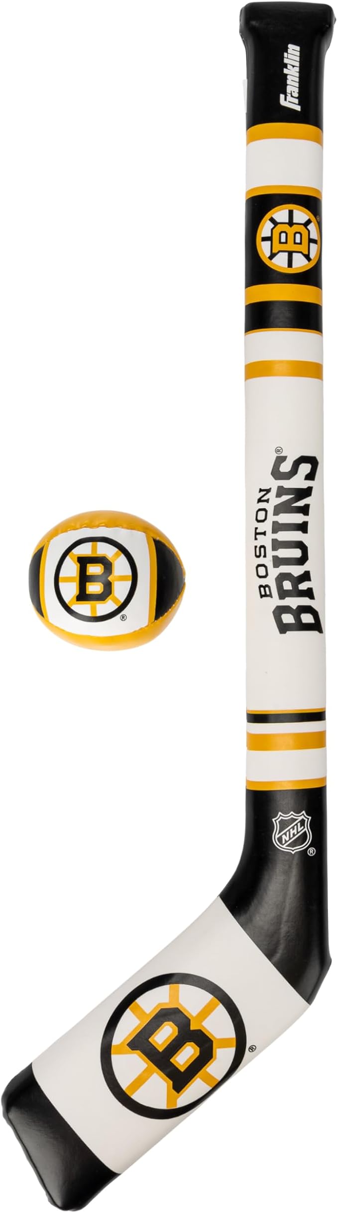 Franklin Sports NHL Team Mini Soft Hockey Stick Set - NHL Team Soft Foam Mini Hockey Stick and Ball - Great Toy for Kids