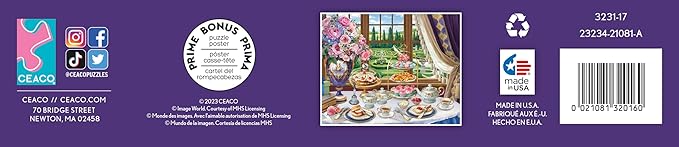Ceaco - English Breakfast - 1000 Oversized Piece Jigsaw Puzzle