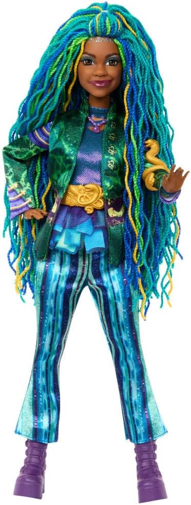 Mattel Disney Descendants: The Rise of Red Fashion Doll & Accessory Uliana, Younger Sister of Ursula with Movie-Inspired Clothes & Necklace