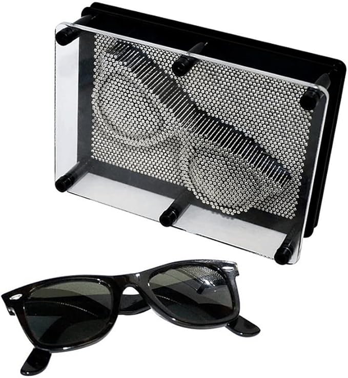 3D Metal Pin Art Board(6 x 8 Inches) Arouse Sense of Imagination,Innovative Boundless Creativity for Boys Girls