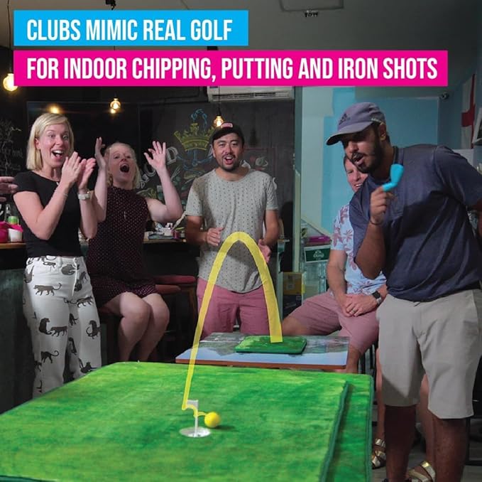 Fingagolf Indoor Golf Game Realistic Golf for Home, Office, or Travel – Unique Gift for Golfers of All Ages
