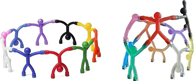 MAGMEN Magnetic Toy Figures 20-Pack | Mixed Colors | Best Value Family Set | Neodymium Magnets | Screen-Free STEM Building Toy for Kids Ages 3-12 | BPAFree | Travel Fidget & Sensory Toy