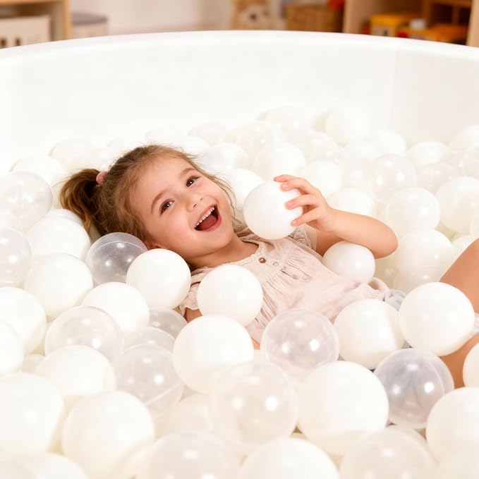 STARBOLO Ball Pit Balls for Toddlers Phthalate Free BPA Free Non-Toxic Crush Proof Play Balls for Toddlers Kids Pool Playhouse Pack of 100 200 500