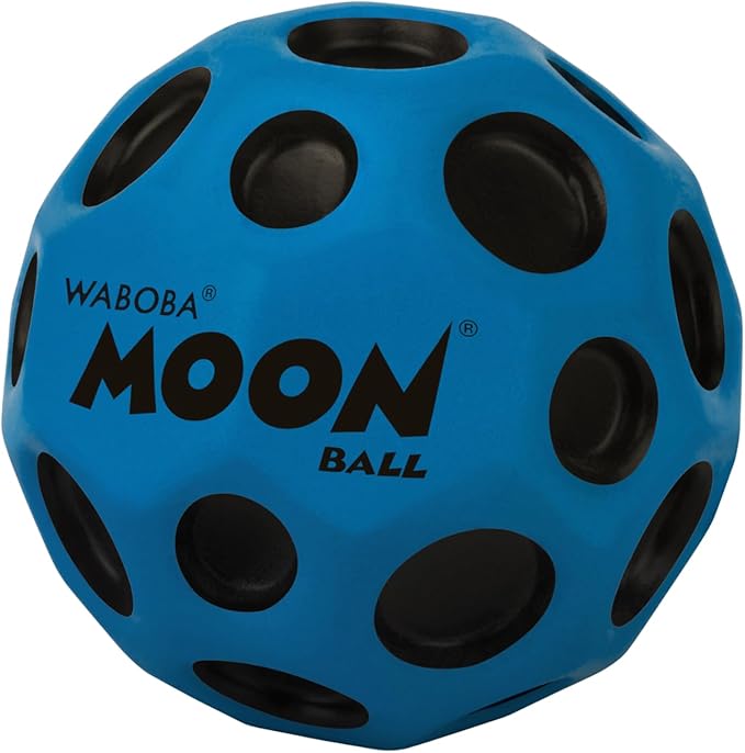 Waboba The Original Moon Ball - Hyper Bouncy Ball – Makes Pop Sound When Bounced - All Ages Extreme Bounce & Fun - Perfect for Active Play & Indoor or Outdoor Games