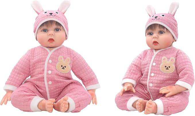 Reborn Doll Clothes for 18-22 Inch Dolls, Doll Clothes and Accessories with Hat