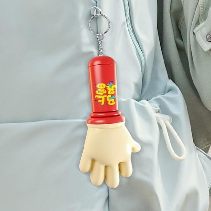Prank Toys - Hand Design Funny Gadget, 1 Piece Manual Trigger Device with Auditory Feedback, Comedic Prop with Sound Module, Novelty Hardware, Trick Accessory for Office, Party and Social Gathering