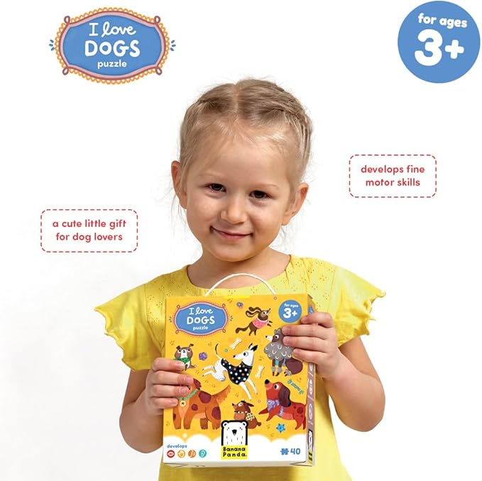 I Love Dogs Puzzle 3+ Floor Puzzle