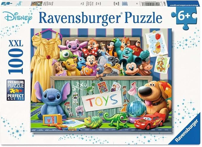 Ravensburger Disney Pixar Multicharacter 100 Piece XXL Puzzle for Kids 6+