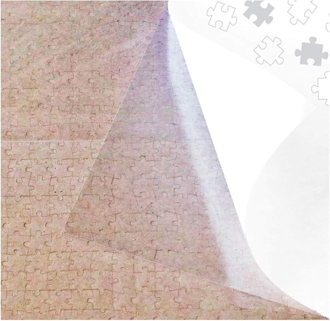 Preserve 2 x 1000 Pieces Puzzles - Clear Puzzle Glue Sheets Extra Large Thick Jigsaw Puzzle Saver Peel and Stick Adhesive Backing to Preserve Frame Finished 24 x 30 Puzzles