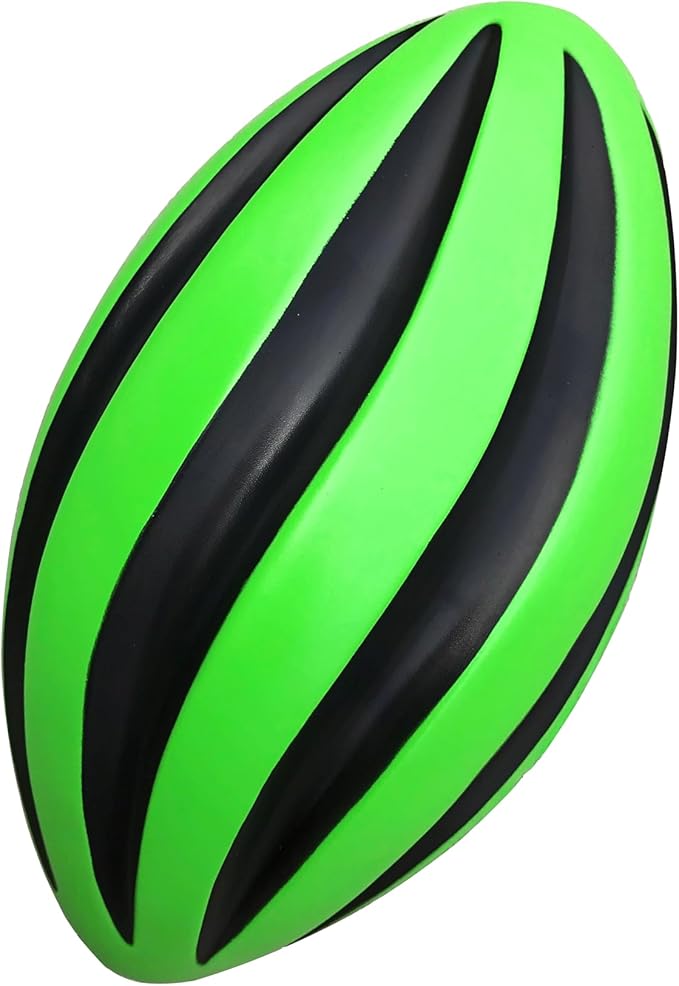 Spiral Foam Football - Soft Foam Football for Kids - 9 Inches - American Football - 1 Each