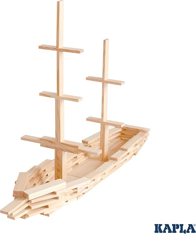 KAPLA Wooden Construction kit 200 Bricks