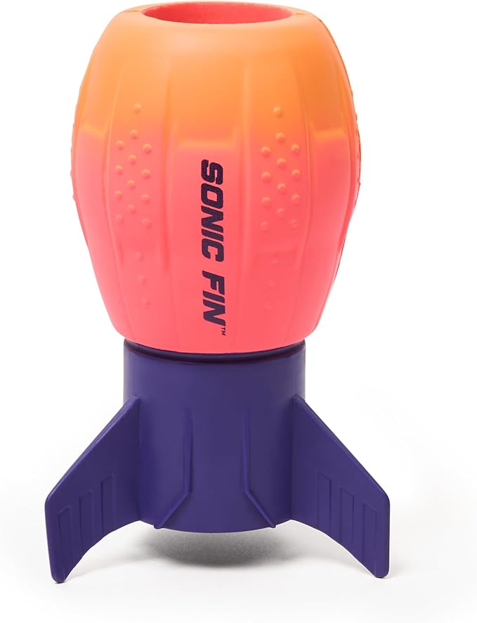 Spin Master Aerobie Super Sonic Fin Catch Football Toy, Aerodynamic Football Toys with Soft Construction, Outdoor Games for Kids Aged 8 & Up, Blue/Orange