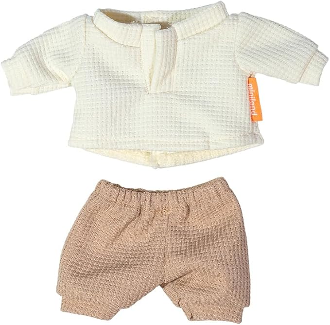 Miniland - Clothes for 8 1/4 inches Doll, Clothing Accessory for Dolls, Mid-Season T-Shirt and Pants