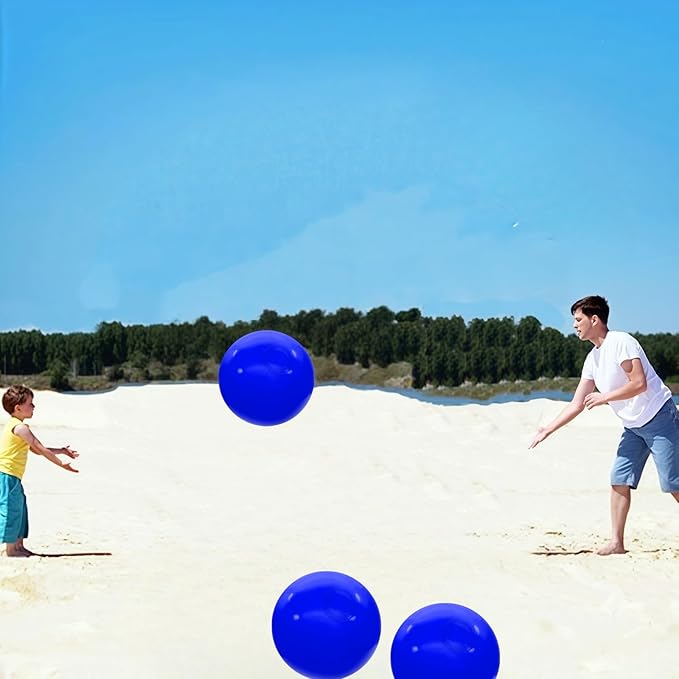 6 Pack Beach Balls, Large Inflatable Beach Balls Bulk, for Parties, Beach, Pools & Play