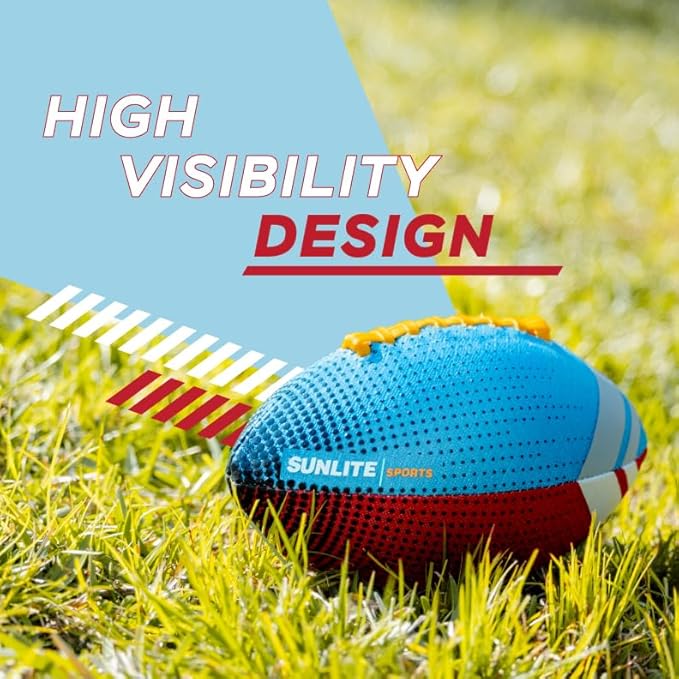 Sunlite Sports Water Football for All-Weather Outdoor Sports, Water Toy for Pool and Beach Party Game, Football Toy for Kids, Toddlers, Teens and Adults Family Fun, Birthday