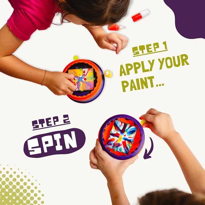 Natural State Novelty Toddler Arts and Crafts: Swirl Art Kit – Quick, Creative Fun for Parties, Classrooms & Playdates, Toddler Craft Kits for Kids Ages 4-8, 3-5 - 12 Kits