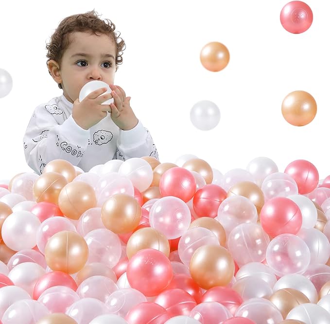 STARBOLO Ball Pit Balls for Toddlers Phthalate Free BPA Free Non-Toxic Crush Proof Play Balls for Toddlers Kids Pool Playhouse Pack of 100 200 500