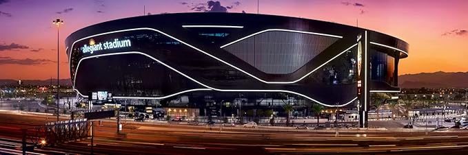 MasterPieces 1000 Piece Sports Jigsaw Puzzle - NFL Las Vegas Raiders Stadium Panoramic - 13"x39"
