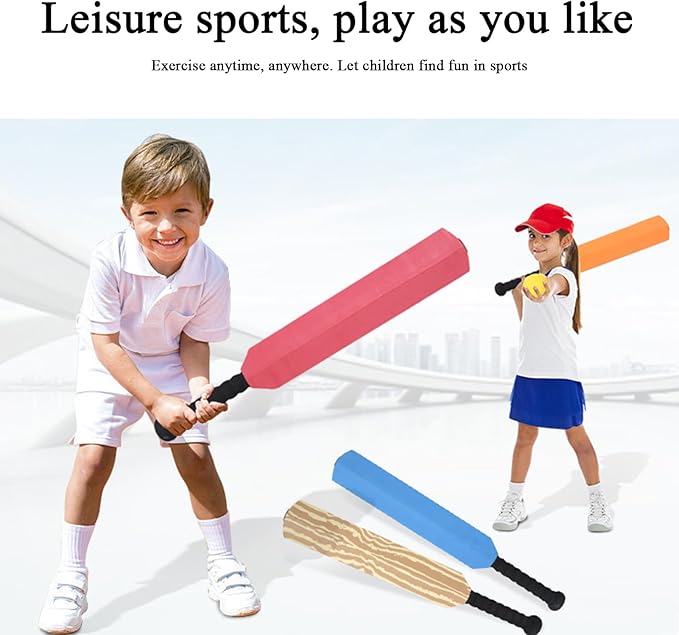 Cricket Game For Kids - ABS EVA | EVA Bat & Ball Game For Kids | Sports Kit Fun Activity Outdoor Sports Toy For Kids Play Time, Backyard Games Tr
