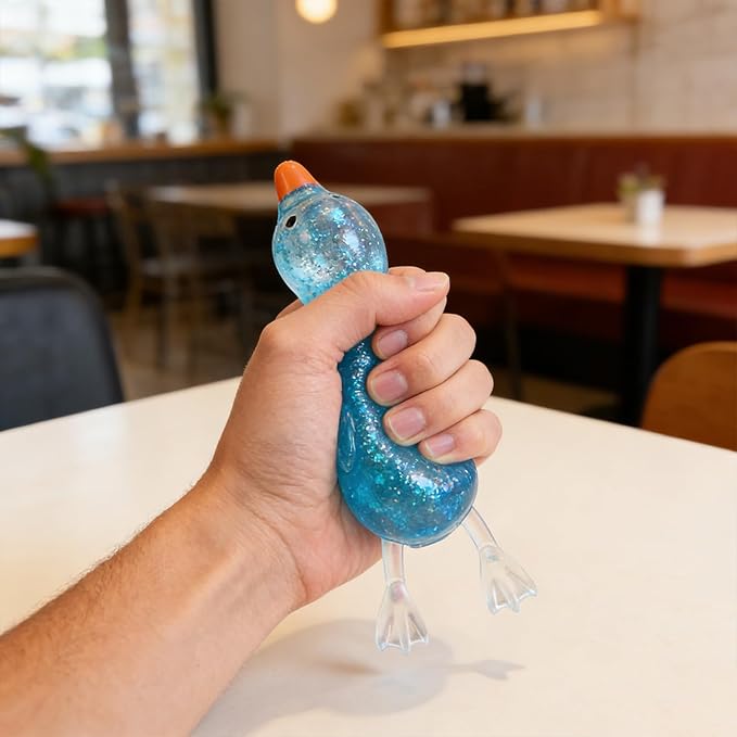 Shaped Squeeze Toy, Cartoon Funny Gadget Gift, Adult Role Play, Unique , Enhancing Play, Ducks Cartoon Toy, Funny Gadget