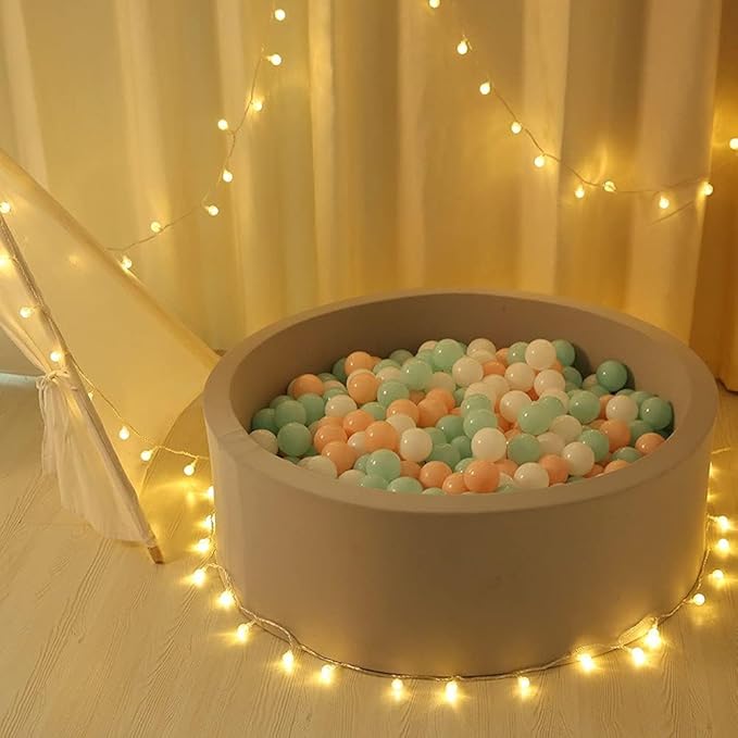 GOGOSO Ball Pit Balls for Toddlers Kids Plastic Balls for Ball-Pit Playpen Pool Baby Play Pastel BPA-Free Non Toxic Play Pastel Crush Proof Bal 50 100 200 500 1000 Count