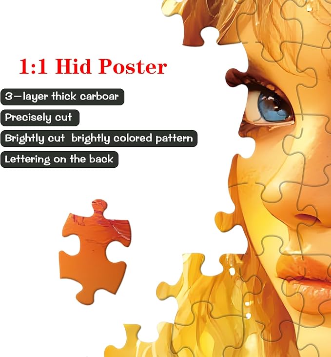 Jigsaw Puzzles for Adults 1024 Pieces - Challenging Fun Puzzles Stunning Art Wall Decor, Gift for Adult Puzzle Lovers, Family Game, Butterfly Fairy Z0810