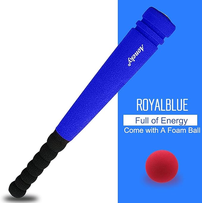 Aoneky Mini Foam Baseball Bat and Ball for Toddler, 16.5 inch