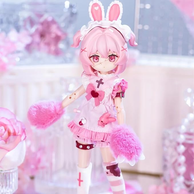 CALEMBOU BJD Blind Box, Electronic Cute Pet Series 20cm Ball Jointed Doll, Kawaii Dress Up Doll with Joints Accessories, Collection Action Figure Toys, Gift for Girls Boys (Electronic Cute Pet-1pc)