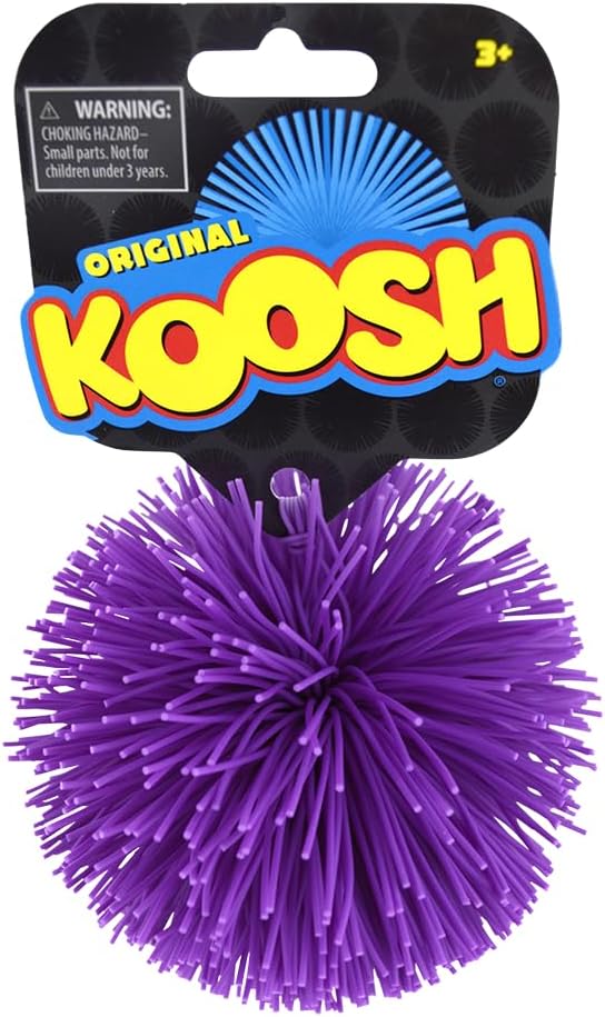 Koosh Balls 3 inch, Single Assorted Color - Kids Outdoor Toys, Beach Toys, Kids Games, Outdoor Games for Adults and Family, Outdoor Games for Kids, Kids Toys, Fidget Toys for Kids, Ages 3+