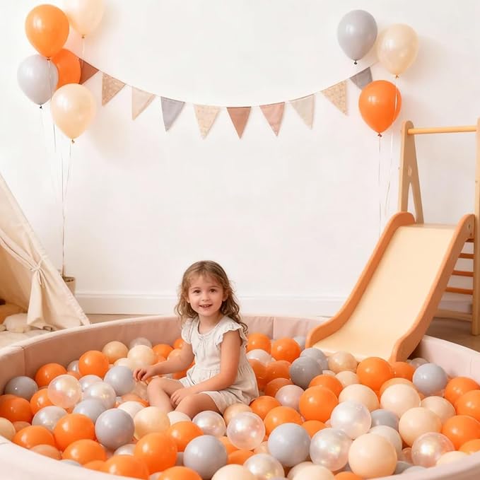 GOGOSO Ball Pit Balls for Toddlers Kids Plastic Balls for Ball-Pit Playpen Pool Baby Play Pastel BPA-Free Non Toxic Play Pastel Crush Proof Bal 50 100 200 500 1000 Count