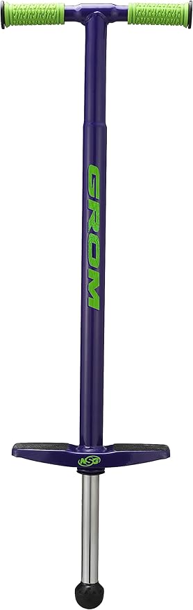 NSG Grom Performance Pogo Stick - Ages 5-9 - 40-90 Pounds (Purple)