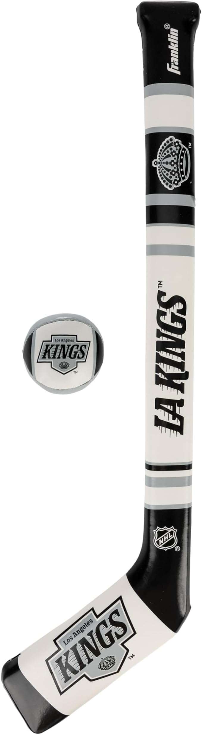 Franklin Sports NHL Team Mini Soft Hockey Stick Set - NHL Team Soft Foam Mini Hockey Stick and Ball - Great Toy for Kids