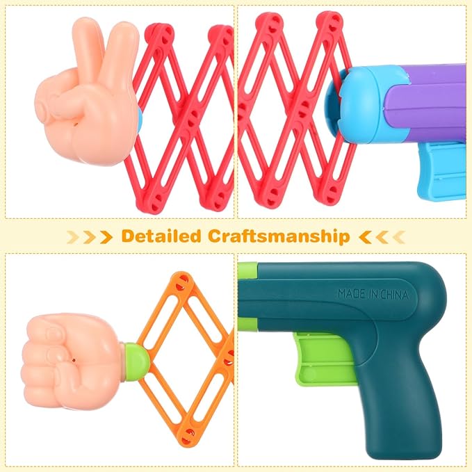 PRETYZOOM Telescopic Fists Toy Kids Prank Stretchable Stress Office Prank Prop Creative Funny Toy for Indoor Outdoor Play