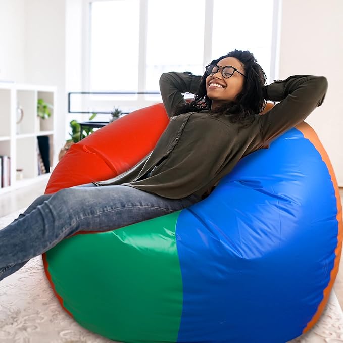 5 ft or 5.9 ft Giant Inflatable Beach Ball Jumbo Rainbow Ball Extra Large Inflatable Toys for Pool Summer Beach Pool Event Party Massive Games