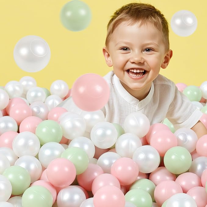TRENDBOX Ball Pit Balls Plastic Balls for Ball Pit Pool Playpen Babies Kids Children Birthday Parties
