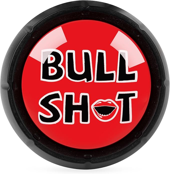MyMealivos The Bullsh*t Button BS Button for Official Desktop Sound Toy-Great Gag Gift
