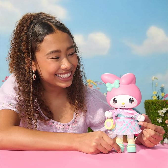 Hello Kitty® and Friends Premier 8-Inch Articulated Figure - Classic My Melody™ Series 1 Poseable Doll - Officially Licensed Sanrio Product - Ages 6+