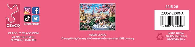 Ceaco - Brunch in Paris - 300 Oversized Piece Jigsaw Puzzle
