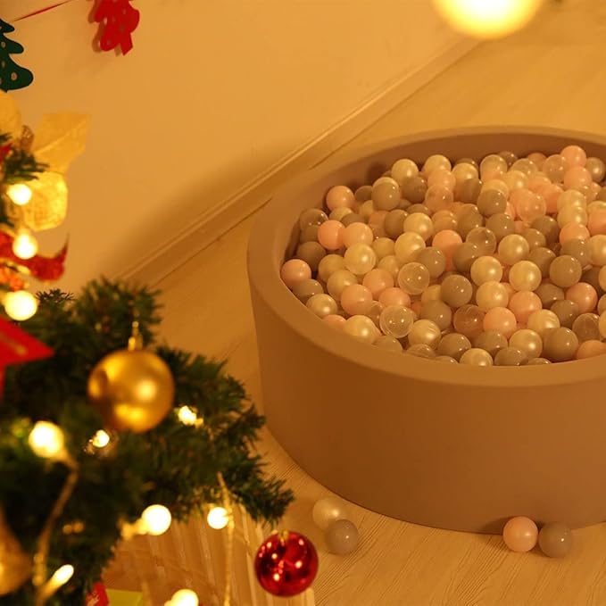 GOGOSO Ball Pit Balls for Toddlers Kids Plastic Balls for Ball-Pit Playpen Pool Baby Play Pastel BPA-Free Non Toxic Play Pastel Crush Proof Bal 50 100 200 500 1000 Count
