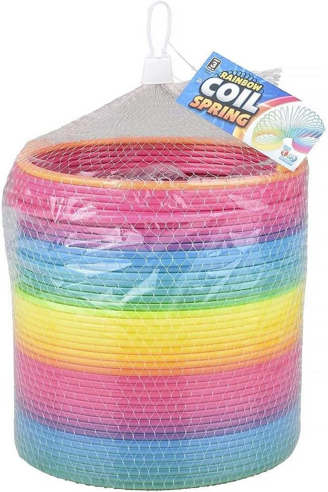 Rhode Island Novelty 7" (175MM) Rainbow Jumbo Coil Spring