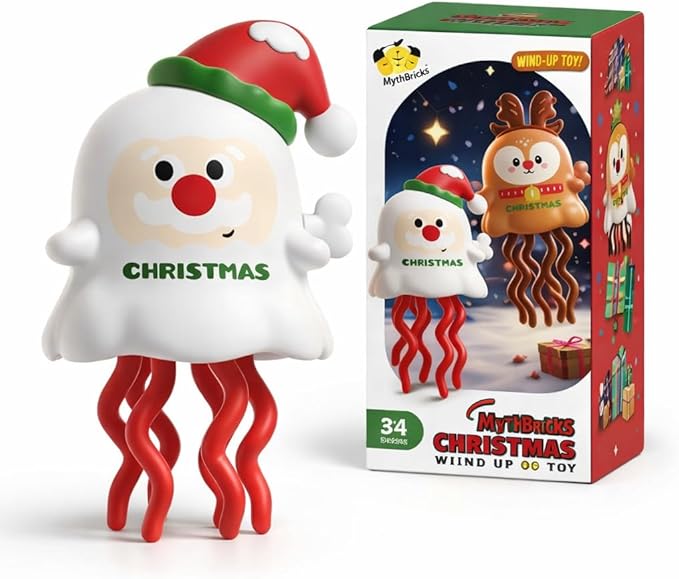 Santa Claus Dancing Doll, Creative Small Toys, Santa Claus Creative Fun Toys, Christmas Magic Mini Dance Doll, Magical Mini Dancing Ghost for Christmas (Santa Claus)