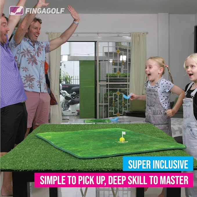 Fingagolf Indoor Golf Game Realistic Golf for Home, Office, or Travel – Unique Gift for Golfers of All Ages