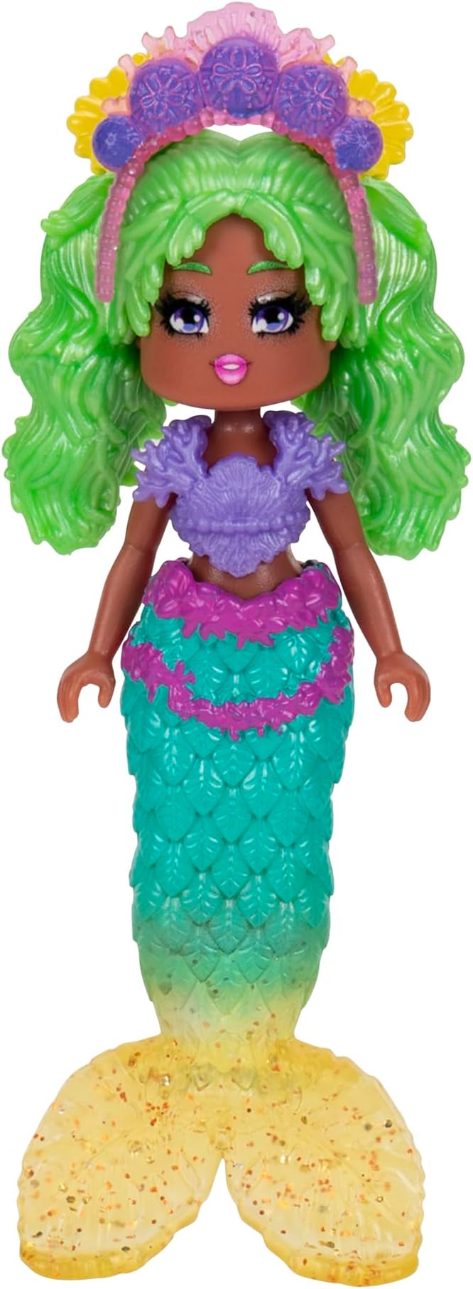 Royale High 3” Nature Mermaid Fashion Doll - 1 Figure with 9 Fashion Accessories - Virtual Item Code Included - Series 3 - Ages 5+