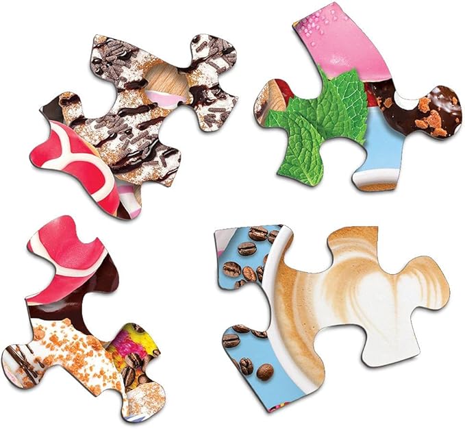 Springbok's 500 Piece Jigsaw Puzzle Donuts N' Coffee - Made in USA