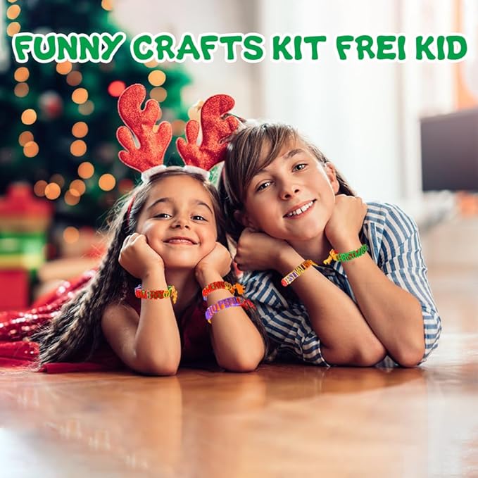 Art & Craft Kits for Kids, DIY Friendship Bracelet Making Kit for Girls, Jewelry Making, Birthday Gifts for Ages 5-12, Toys for Ages 5, 6, 7, 8, 9, 10, 11, 12 Years Old, Party Craft Activity